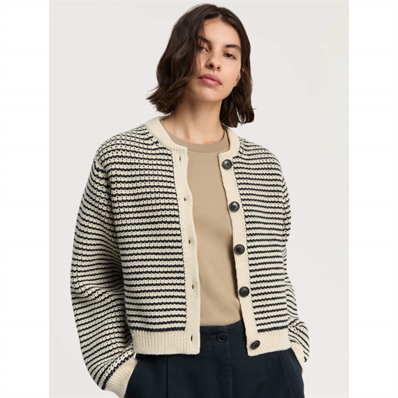 Aiayu Shiva Cardigan, Mix Black Navy